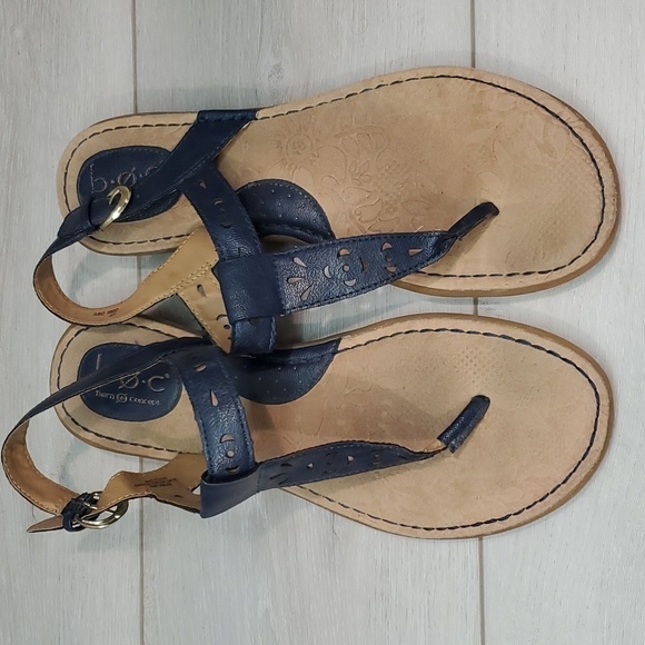 Born B.O.C Womens Comfort T Strap Sandals Flats shoes sz 10M - Picture 4 of 11